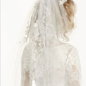 David’s Bridal Embroidered Cathedral Veil